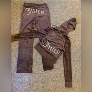 Brown Juicy Couture Tracksuit